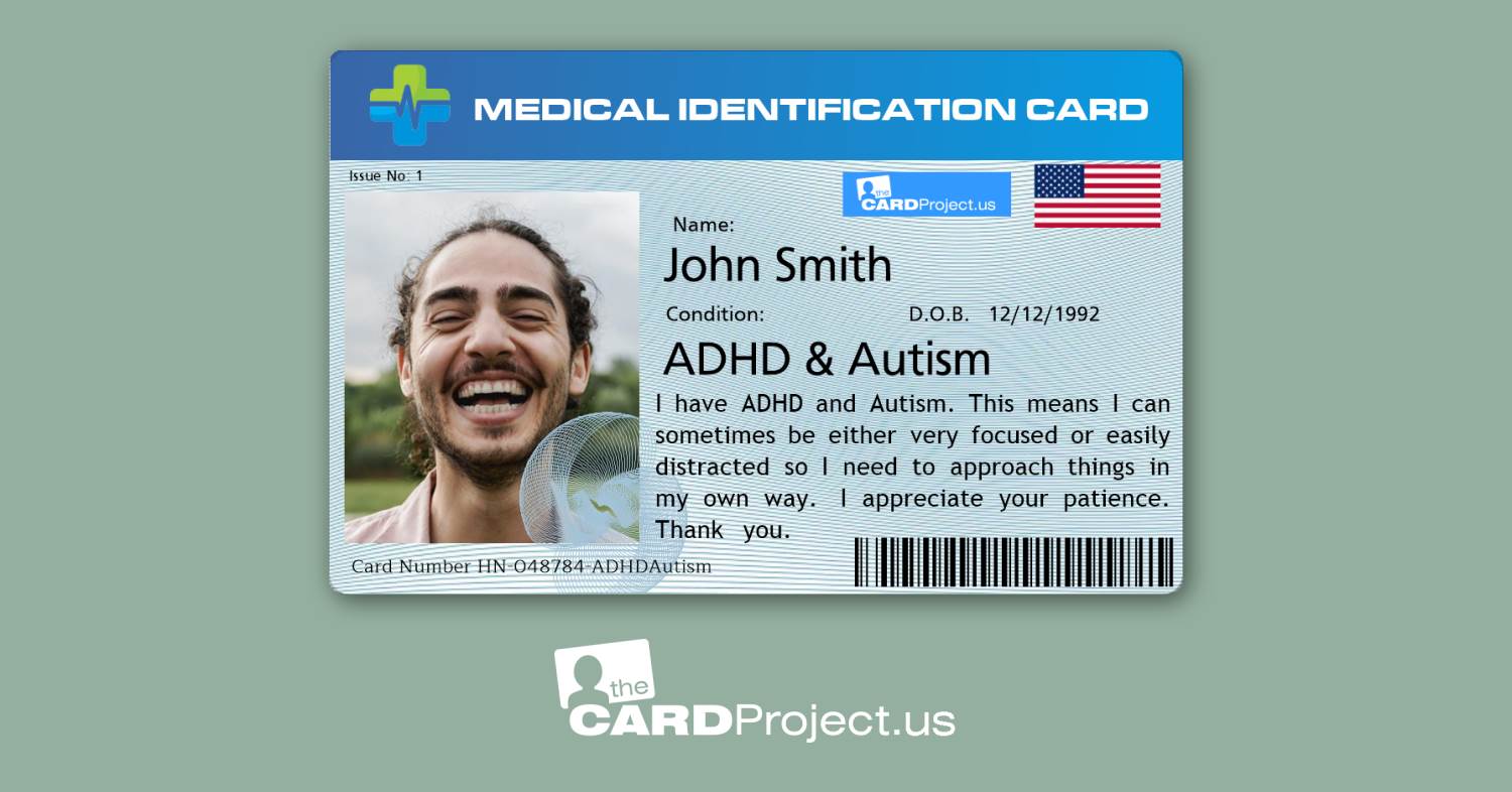 ADHD and Autism Premium Card (FRONT)